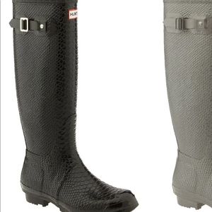 HUNTER Carnaby Boa Tall Wellies/Rain boots US 8F